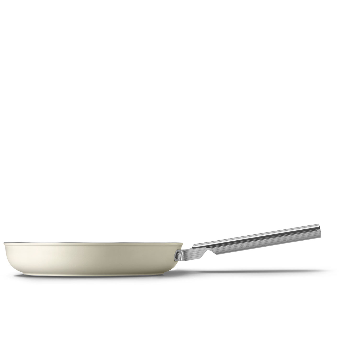 Sartén Antiadherente Smeg, Estilo años 50, Crema, CKFF2801CRM