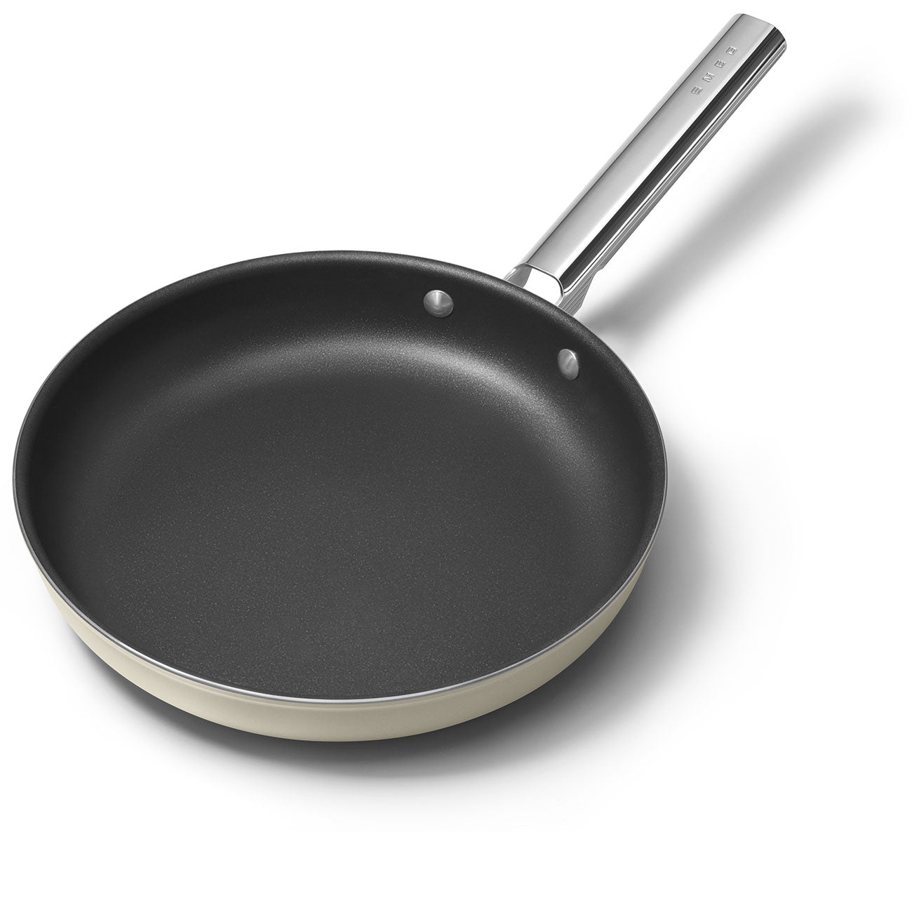 Sartén Antiadherente Smeg, Estilo años 50, Crema, CKFF2801CRM