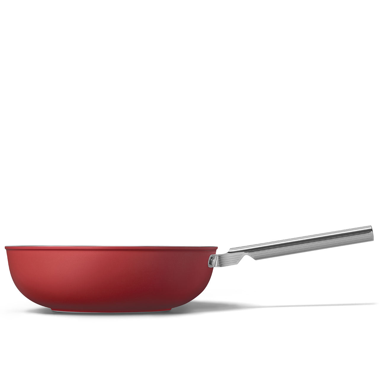 Wok Antiadherente Smeg, Estilo años 50, Rojo, CKFW3001RDM