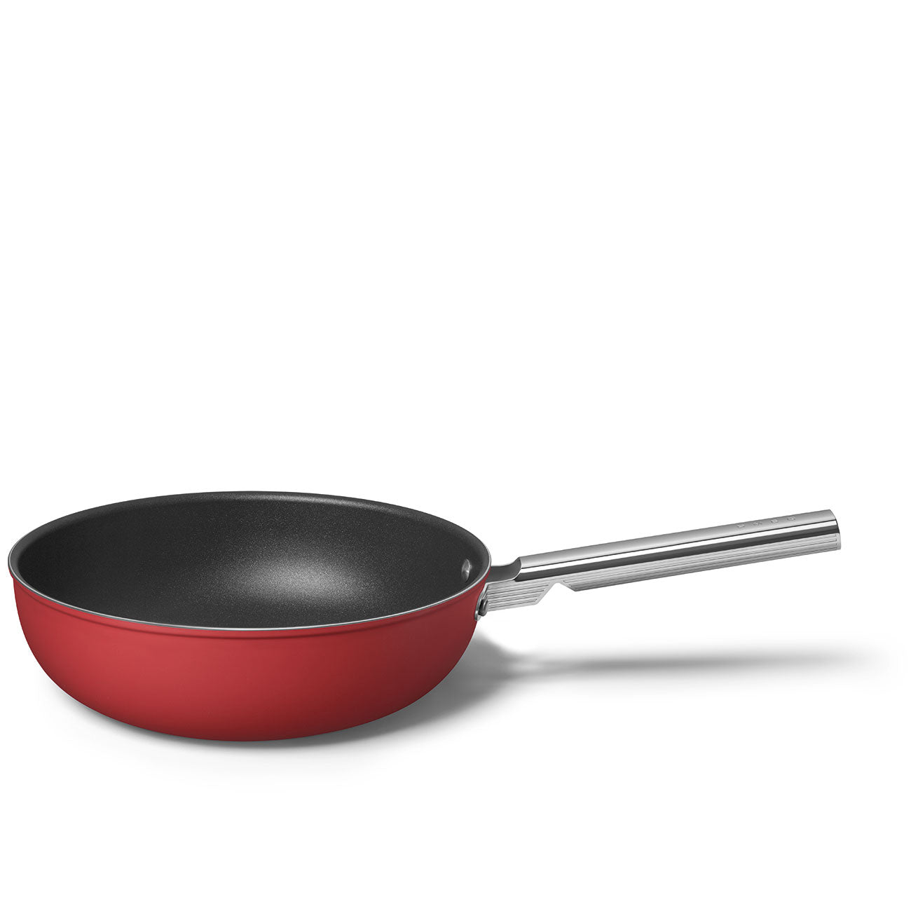 Wok Antiadherente Smeg, Estilo años 50, Rojo, CKFW3001RDM