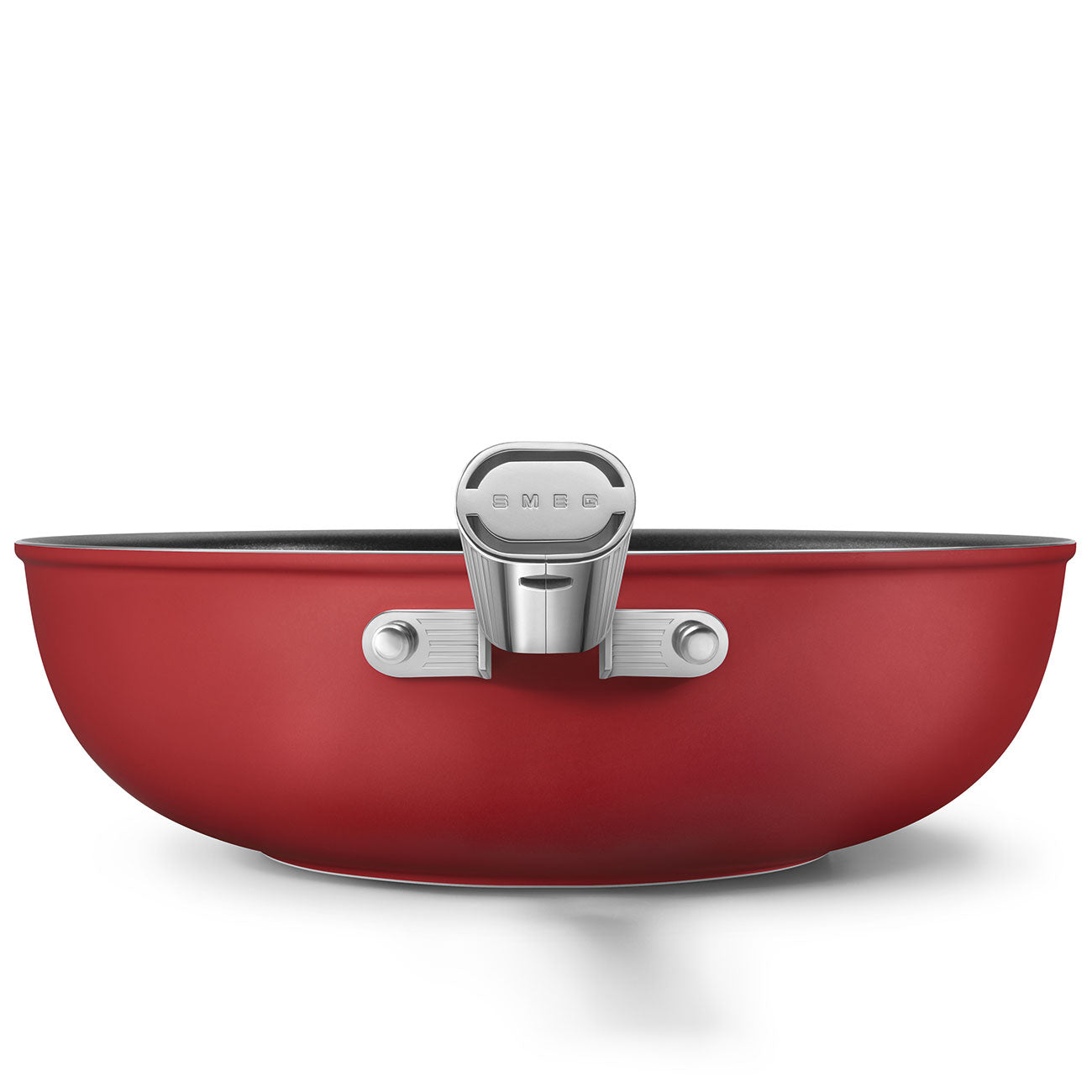 Wok Antiadherente Smeg, Estilo años 50, Rojo, CKFW3001RDM