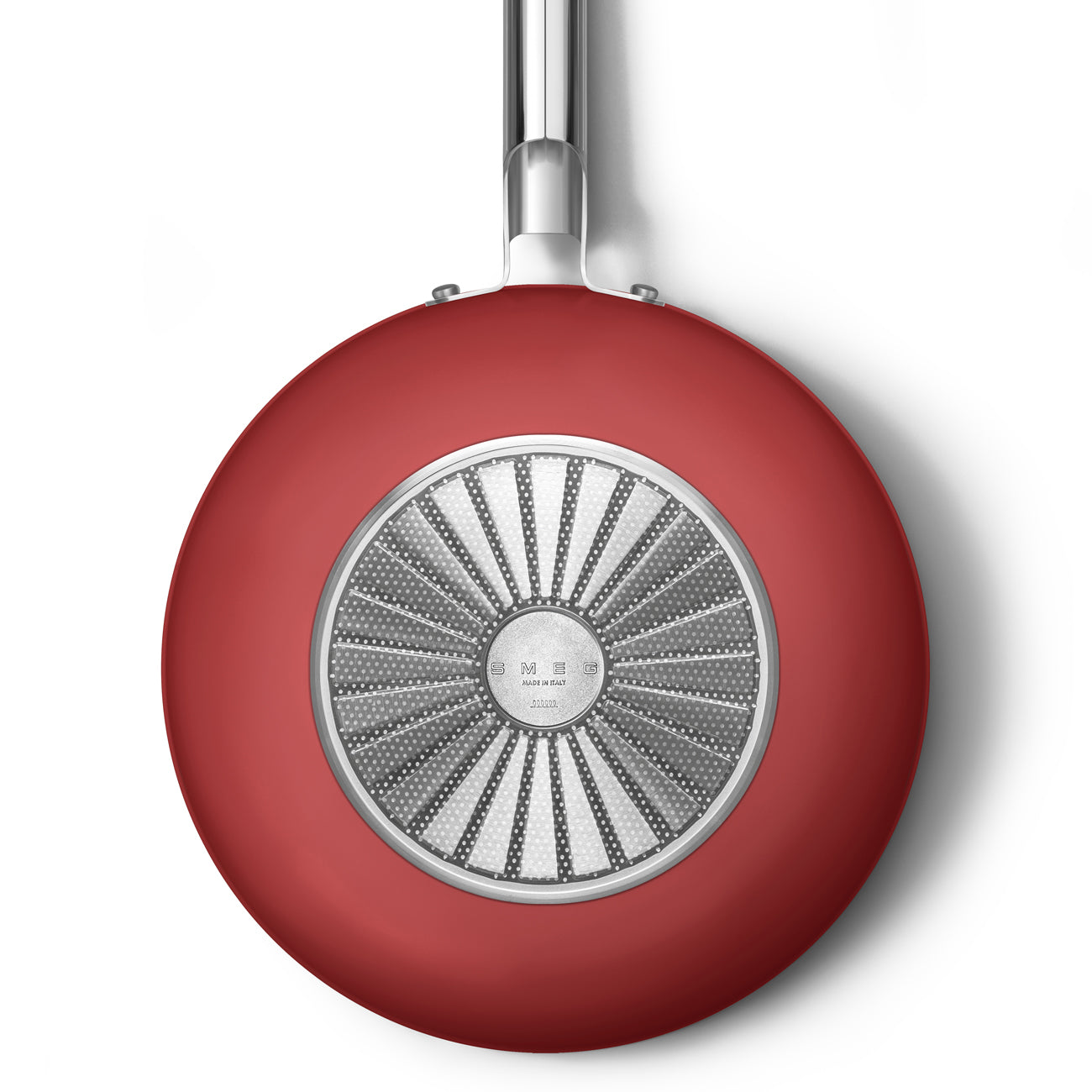 Wok Antiadherente Smeg, Estilo años 50, Rojo, CKFW3001RDM