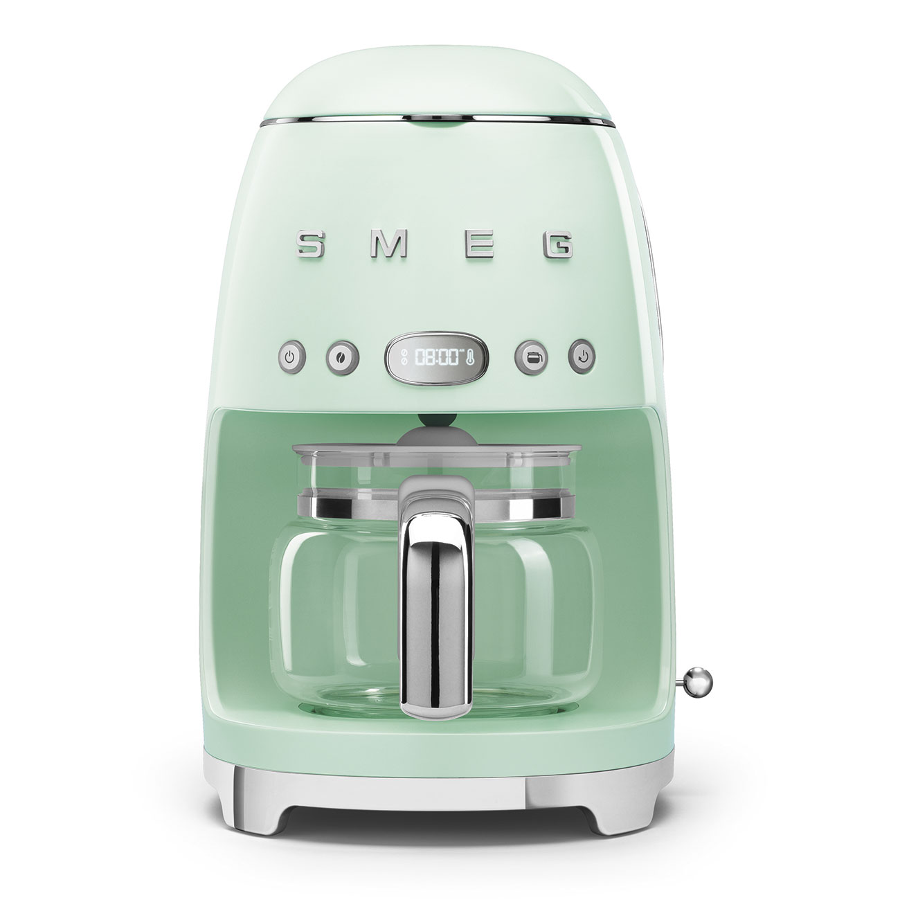 Cafetera de Goteo Smeg, Estilo años 50, 1050W, Verde agua, DCF02PGEU