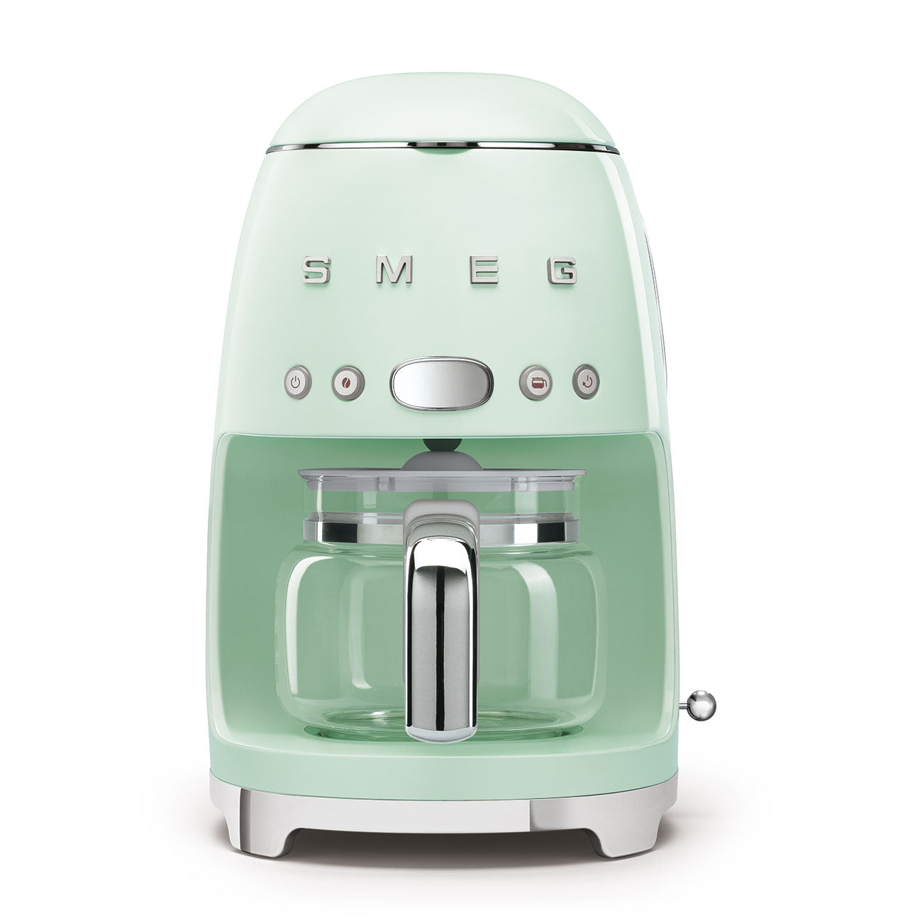 Cafetera de Goteo Smeg,  Estilo años 50, 1050W, Verde Pastel, DFC02PGEU