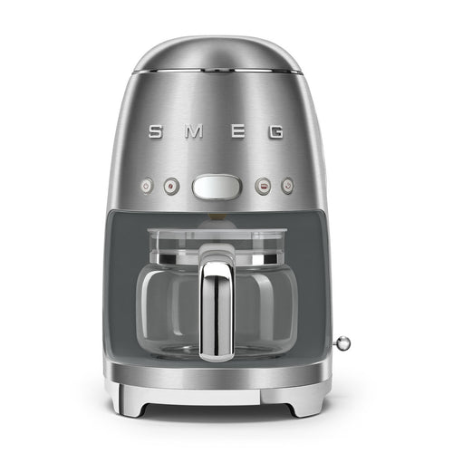 Cafetera de Goteo Smeg, Estilo años 50, 1050W, Acero, DCF02SSEU