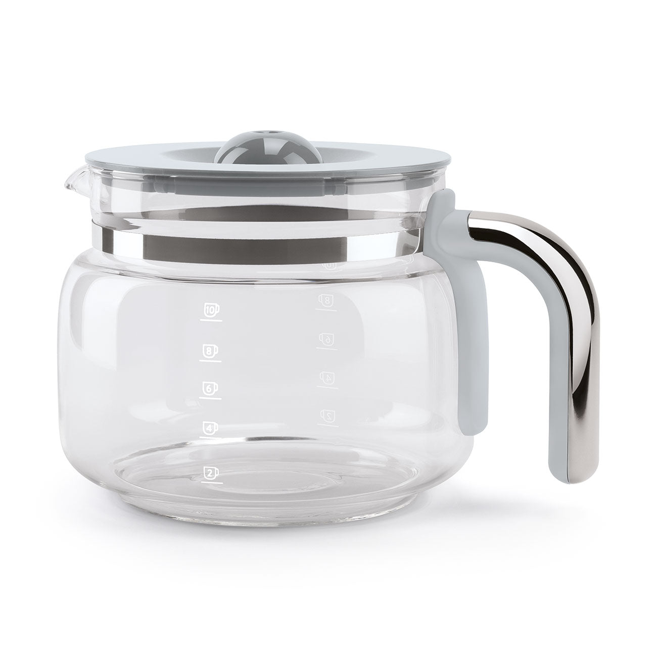Cafetera de Goteo Smeg, Estilo años 50, 1050W, Acero, DCF02SSEU