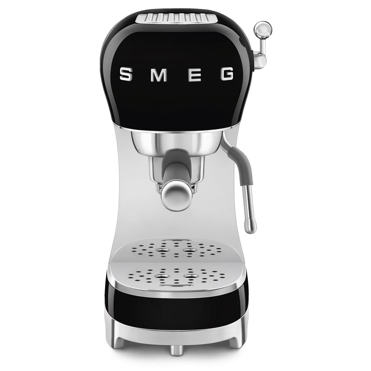Cafetera Espresso Manual Smeg, Estilo años 50, 1350w, Negro, ECF02BLEU