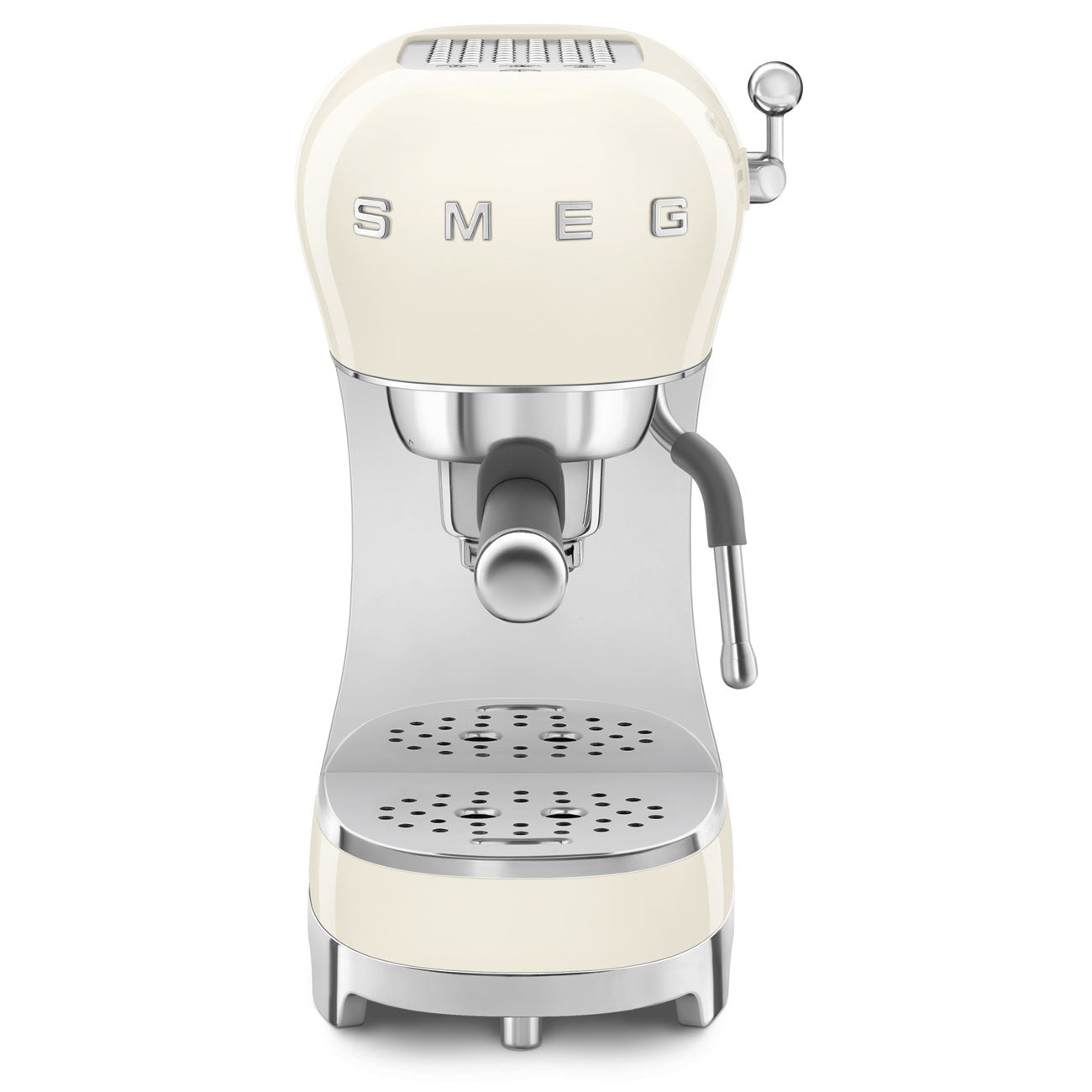 Cafetera Espresso Manual Smeg, Estilo años 50, 1350w, Crema, ECF02CREU