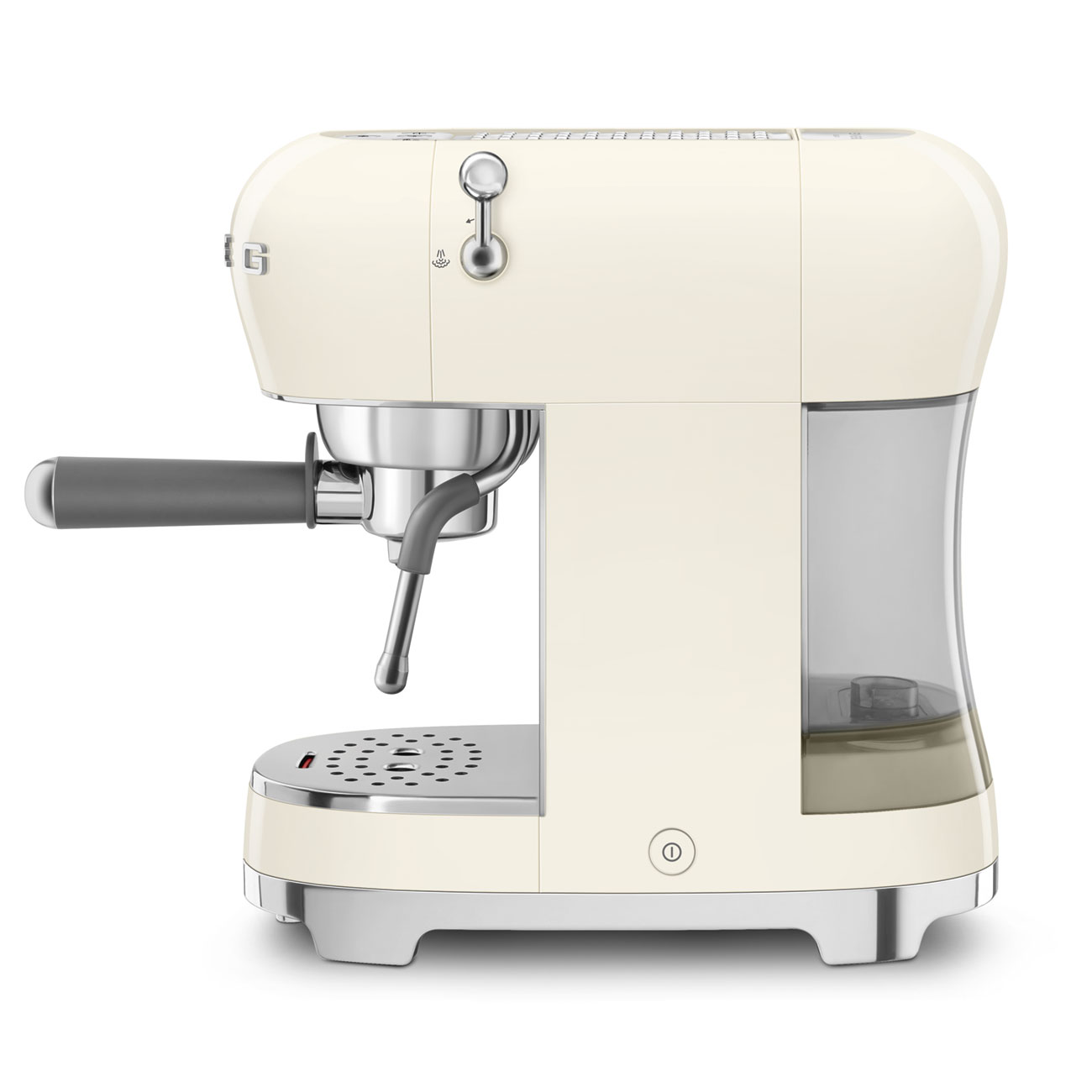 Cafetera Espresso Manual Smeg, Estilo años 50, 1350w, Crema, ECF02CREU