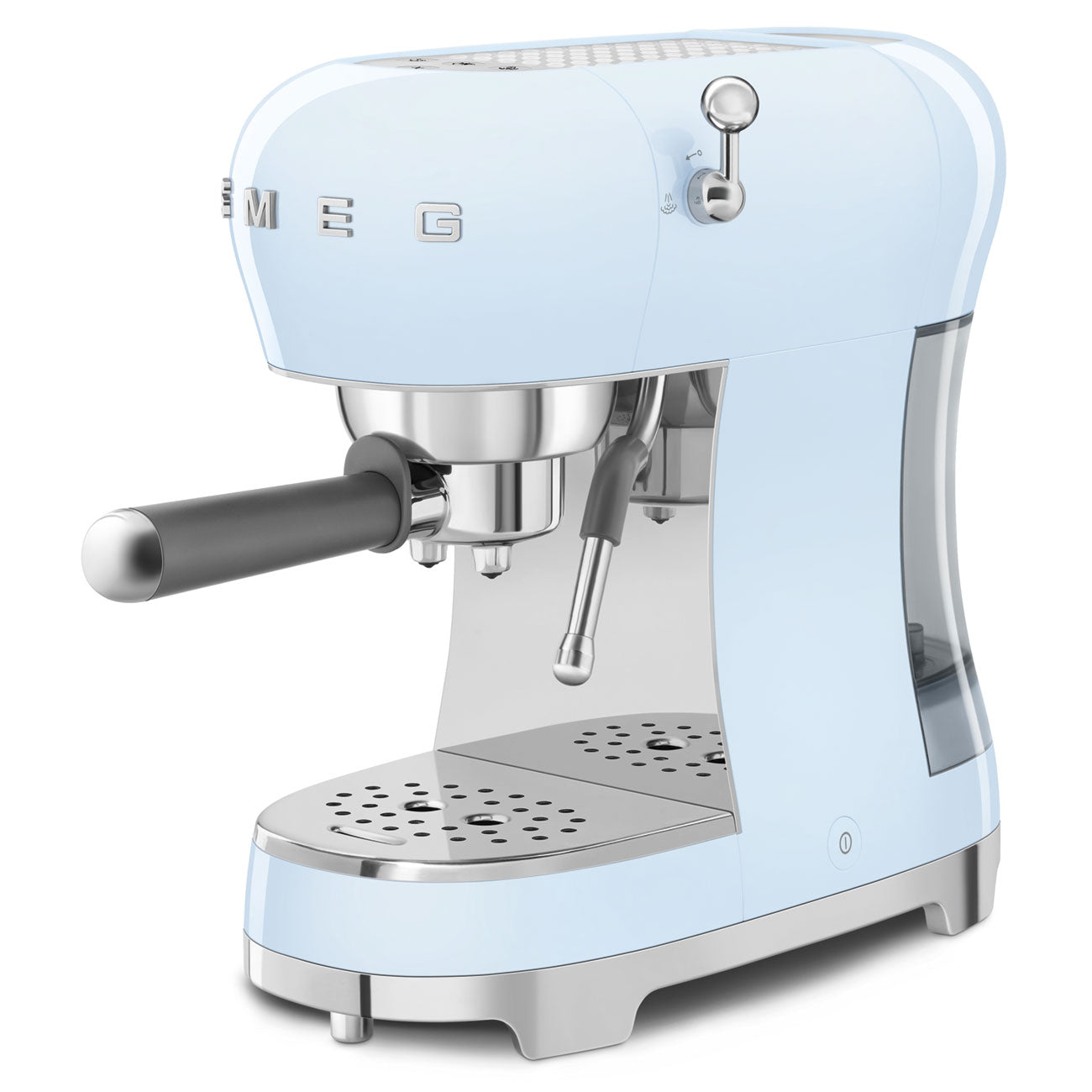Cafetera Espresso Manual Smeg, Estilo años 50, 1350w, Azul, ECF02PBEU