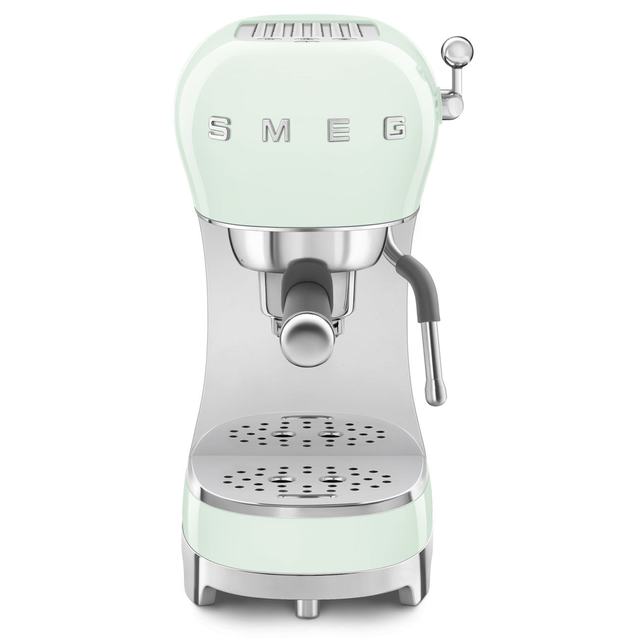 Cafetera Espresso Manual Smeg, Estilo años 50, Verde Pastel, ECF02PGEU