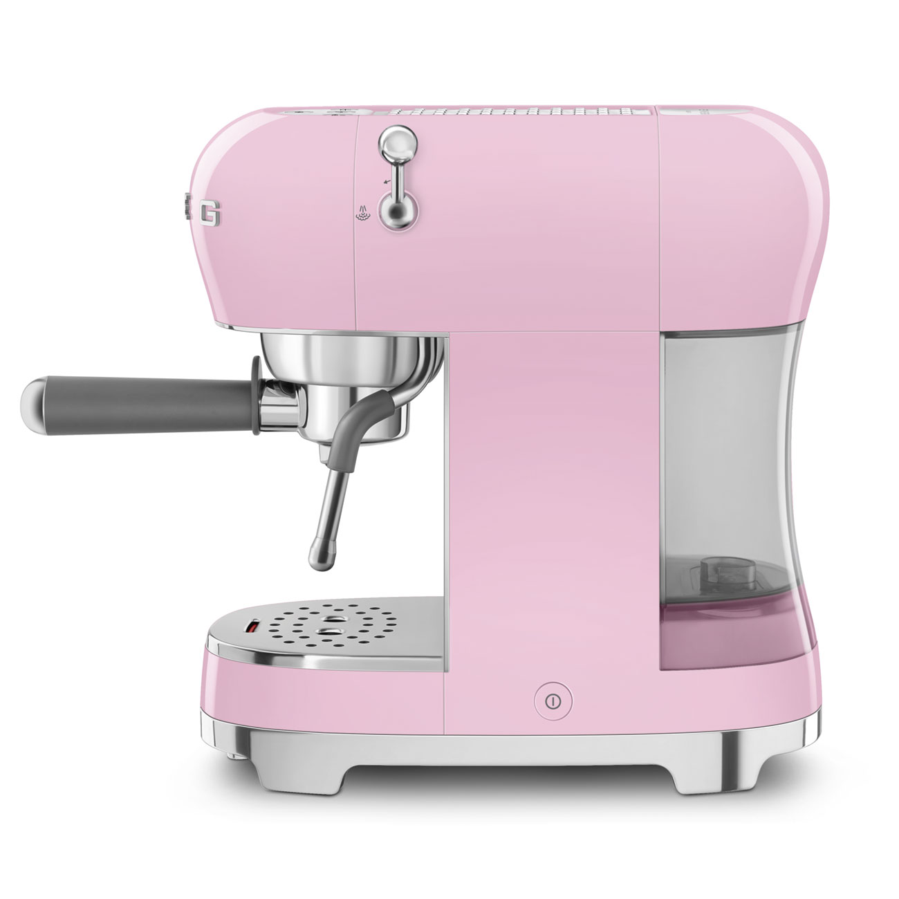 Cafetera Espresso Manual Smeg, Estilo años 50, 1350w, Rosa, ECF02PKEU
