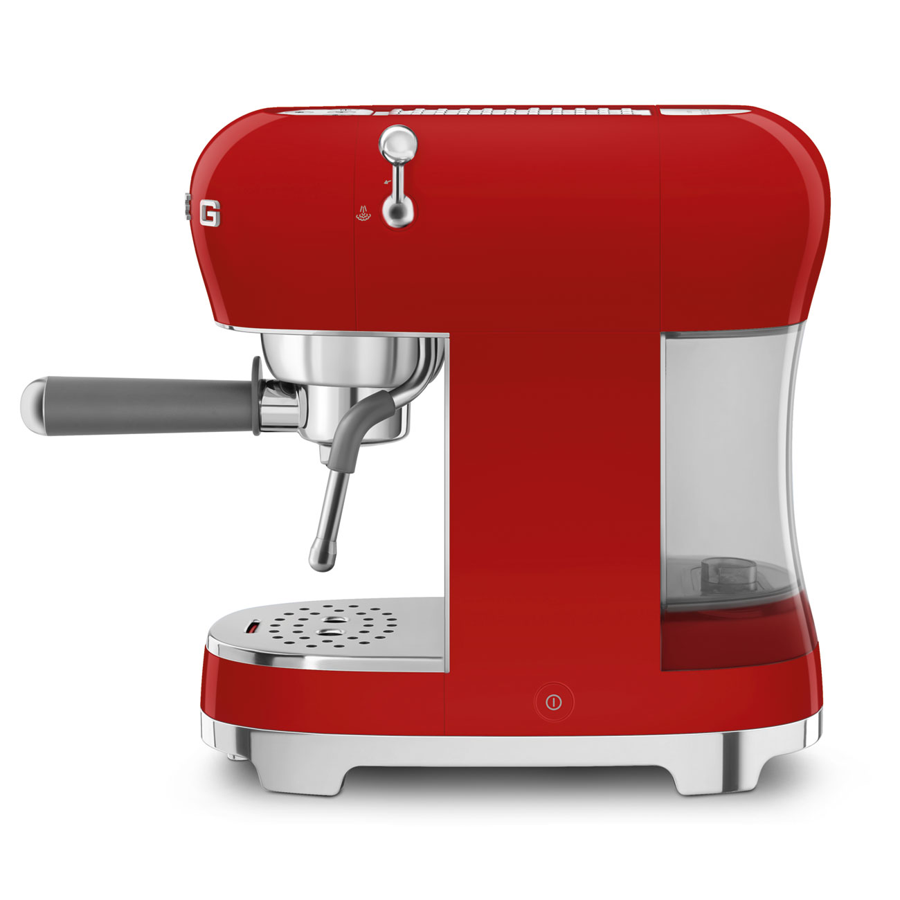 Cafetera Espresso Manual Smeg, Estilo años 50, 1350w, Rojo, ECF02RDEU