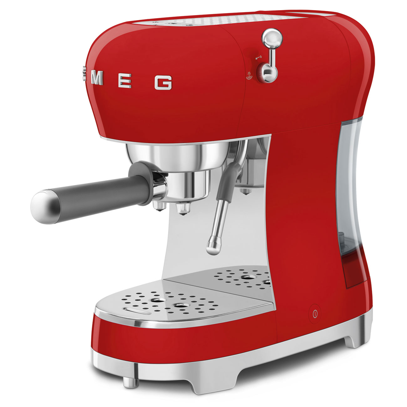 Cafetera Espresso Manual Smeg, Estilo años 50, 1350w, Rojo, ECF02RDEU