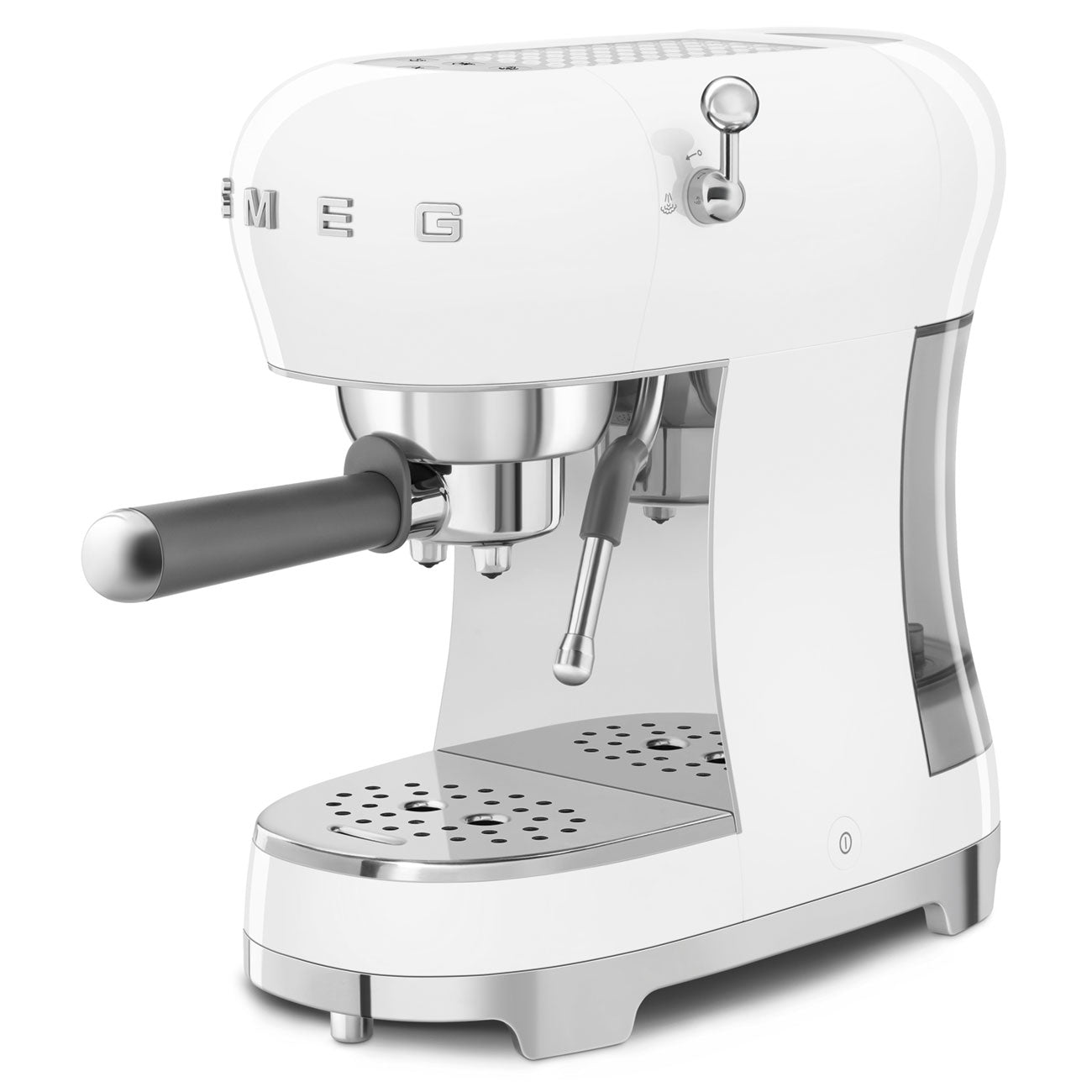 Cafetera Espresso Manual Smeg, Estilo años 50, 1350w, Blanco, ECF02WHEU
