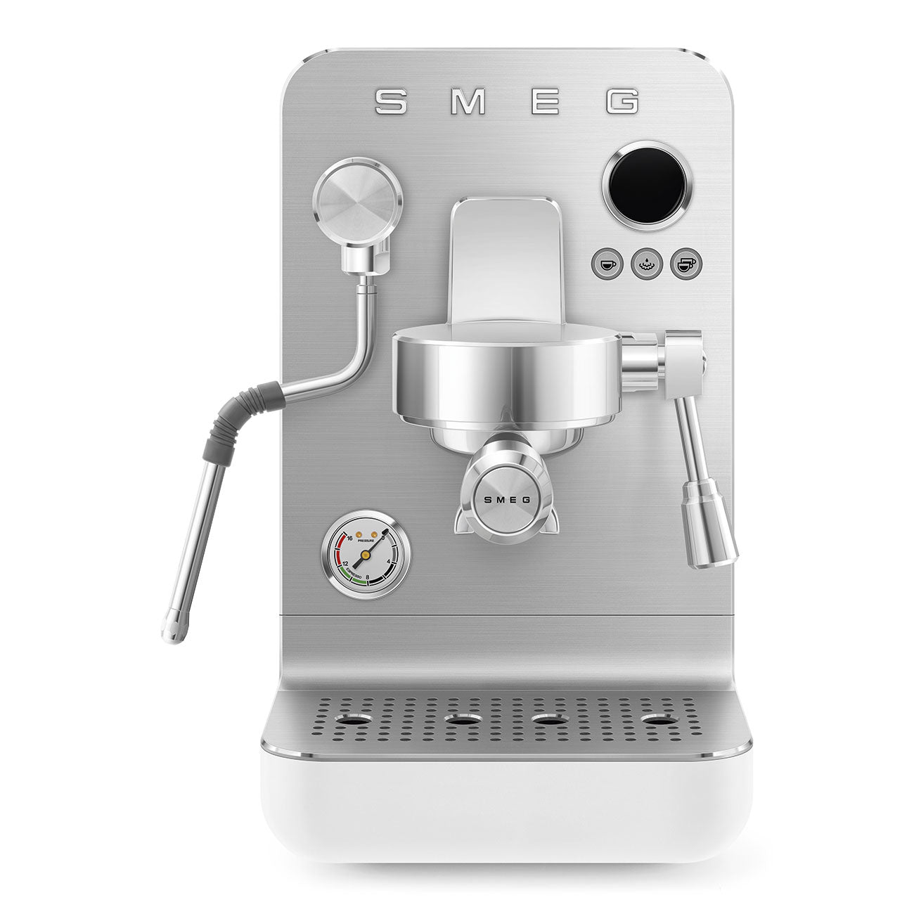 Cafetera Espresso Manual MiniPro Smeg, 1700w, Blanco, EMC02WHMEU
