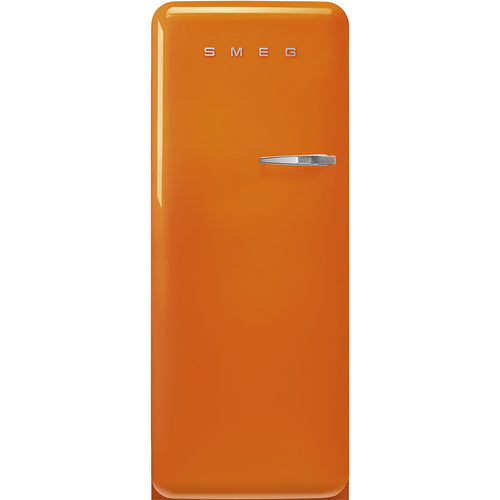 Refrigerador Smeg 1 Puerta, Estilo anõs 50, Bisagra a la izquierda, 220v, Naranja, FAB28LOR5