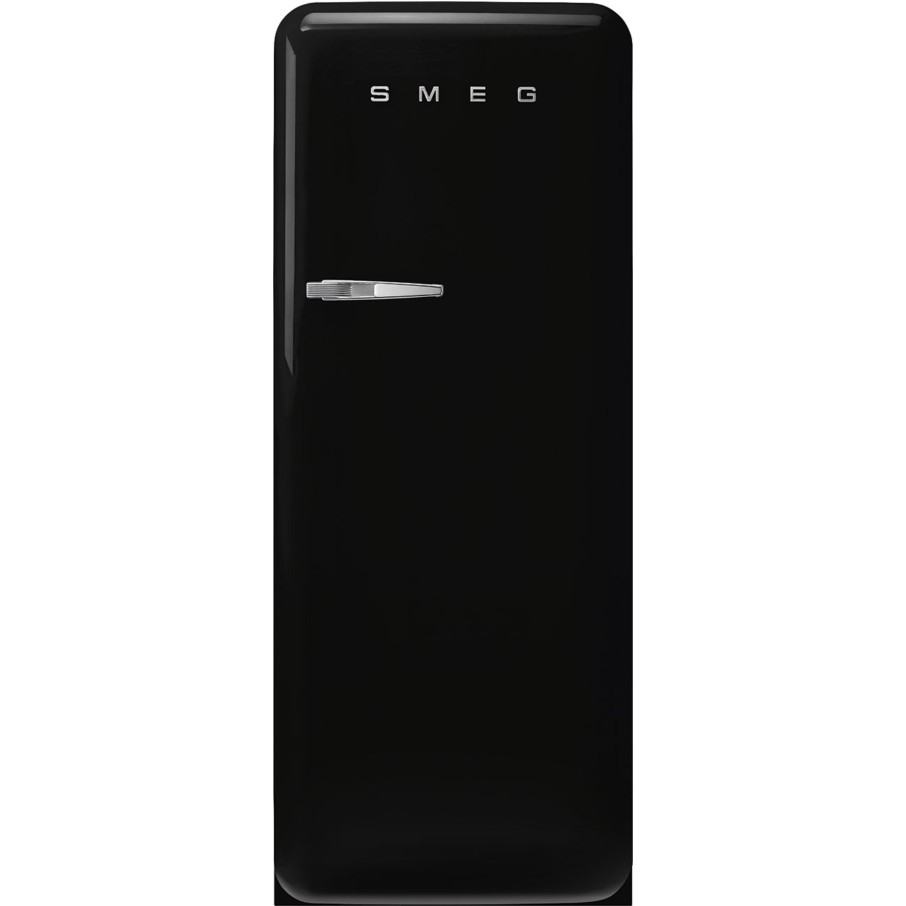 Refrigerador Smeg 1 Puerta,Estilo anõs 50, Bisagra a la derecha, 220v, Negro, FAB28RBL5