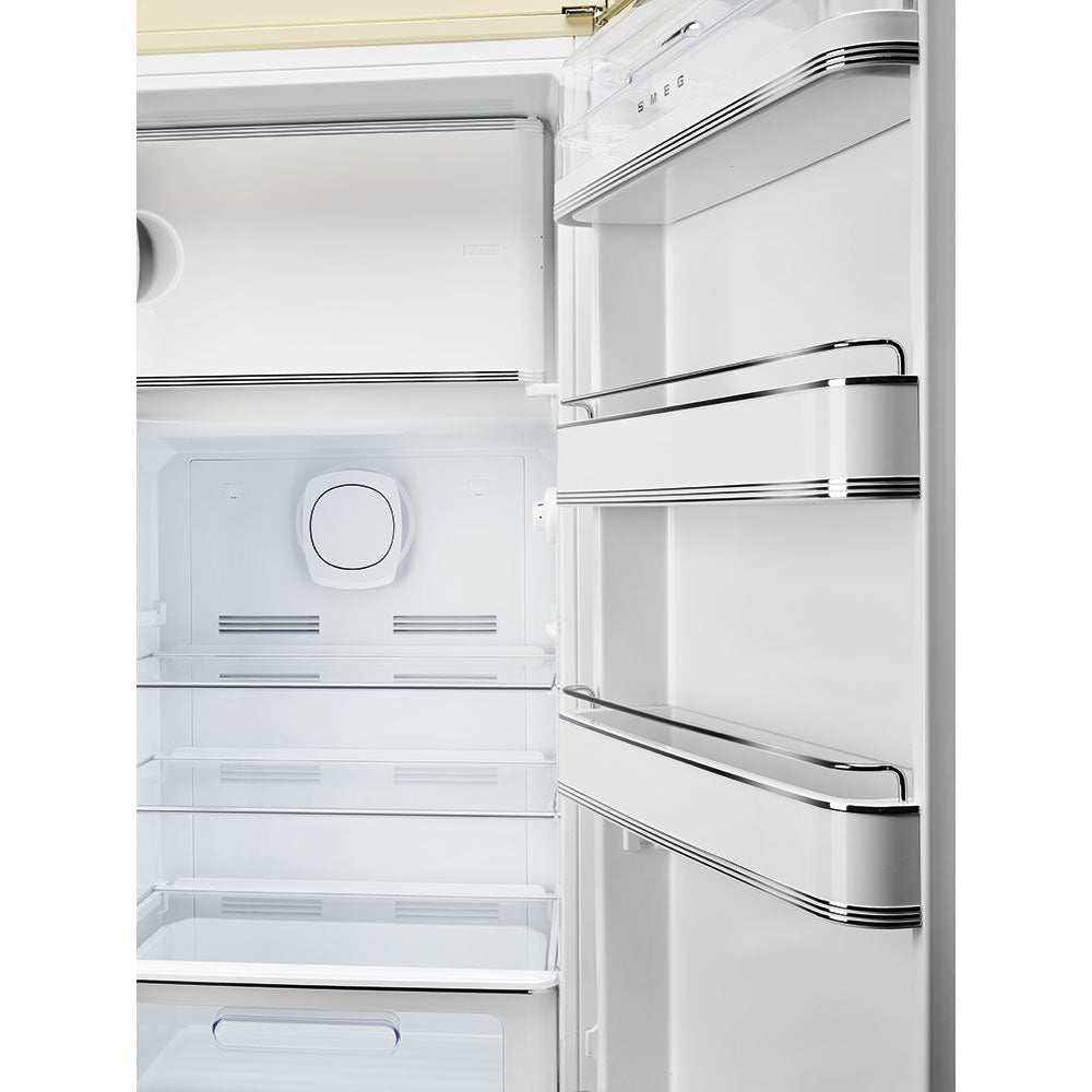 Refrigerador Smeg 1 Puerta, Estilo anõs 50, Bisagra a la derecha, 220v, Crema, FAB28RCR6