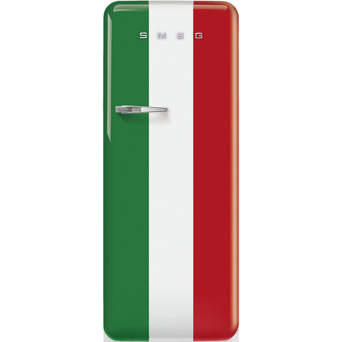Refrigerador Smeg 1 Puerta, Estilo años 50, Bisagra a la derecha, 220v, Decorado/Especial, FAB28RDIT6