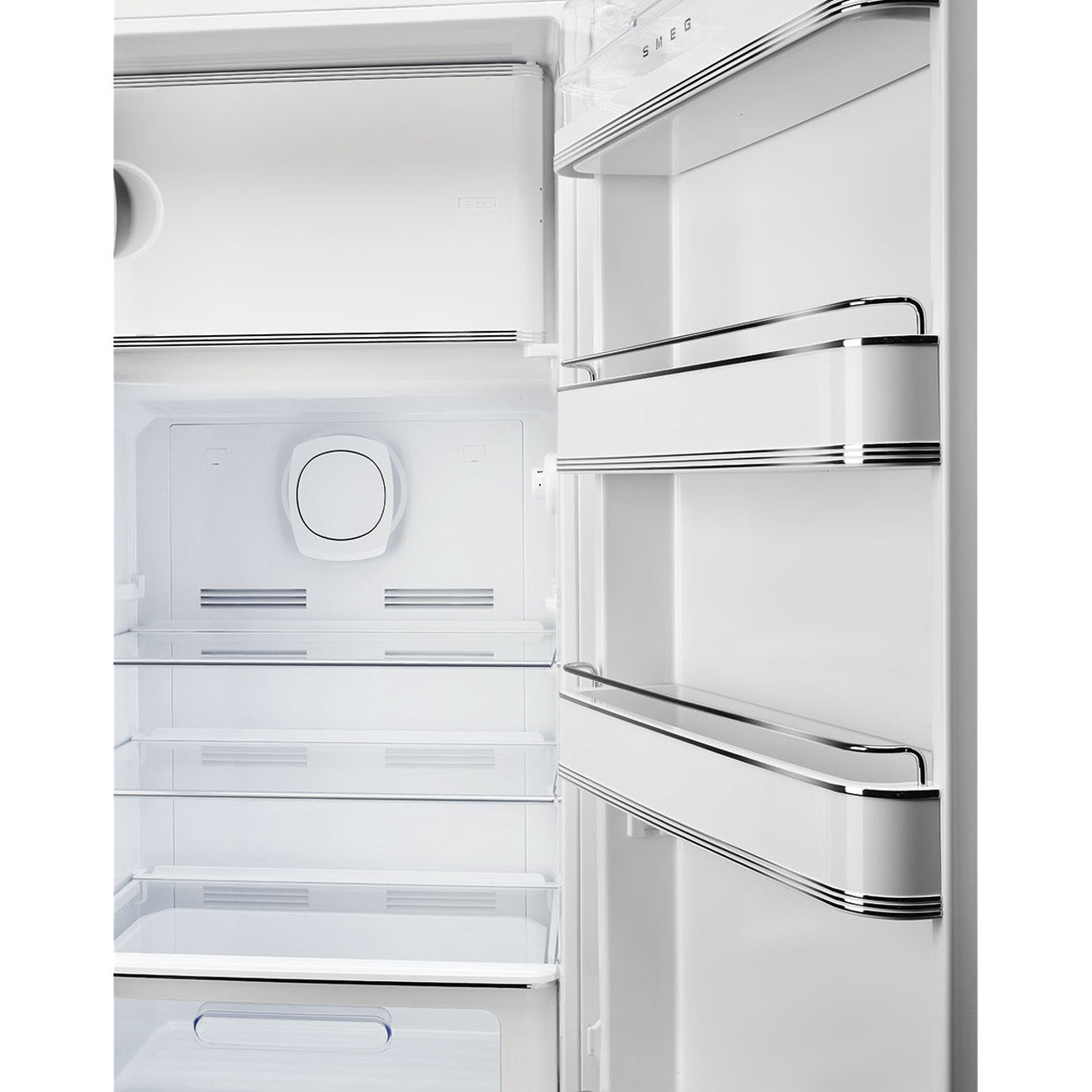 Refrigerador Smeg 1 Puerta, Estilo anõs 50, Bisagra a la derecha, 220v, Pale, FAB28RDPP6