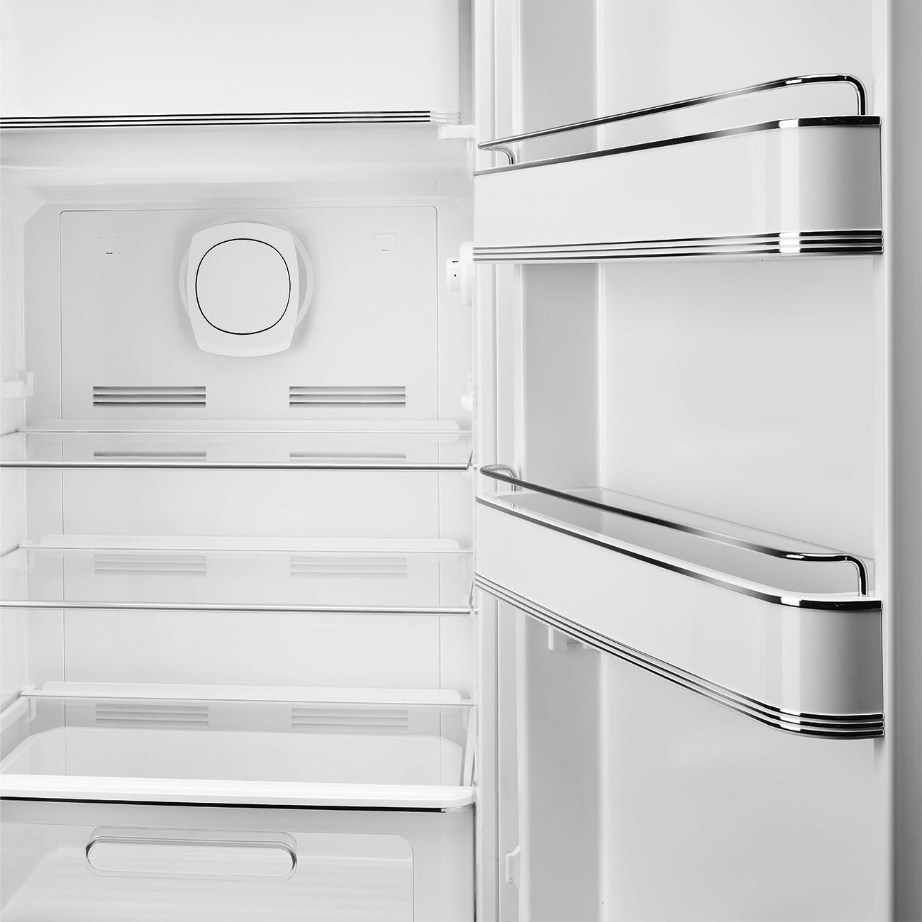 Refrigerador Smeg 1 Puerta, Estilo anõs 50, Bisagra a la derecha, 220v, Sea Salt Green, FAB28RDSA6