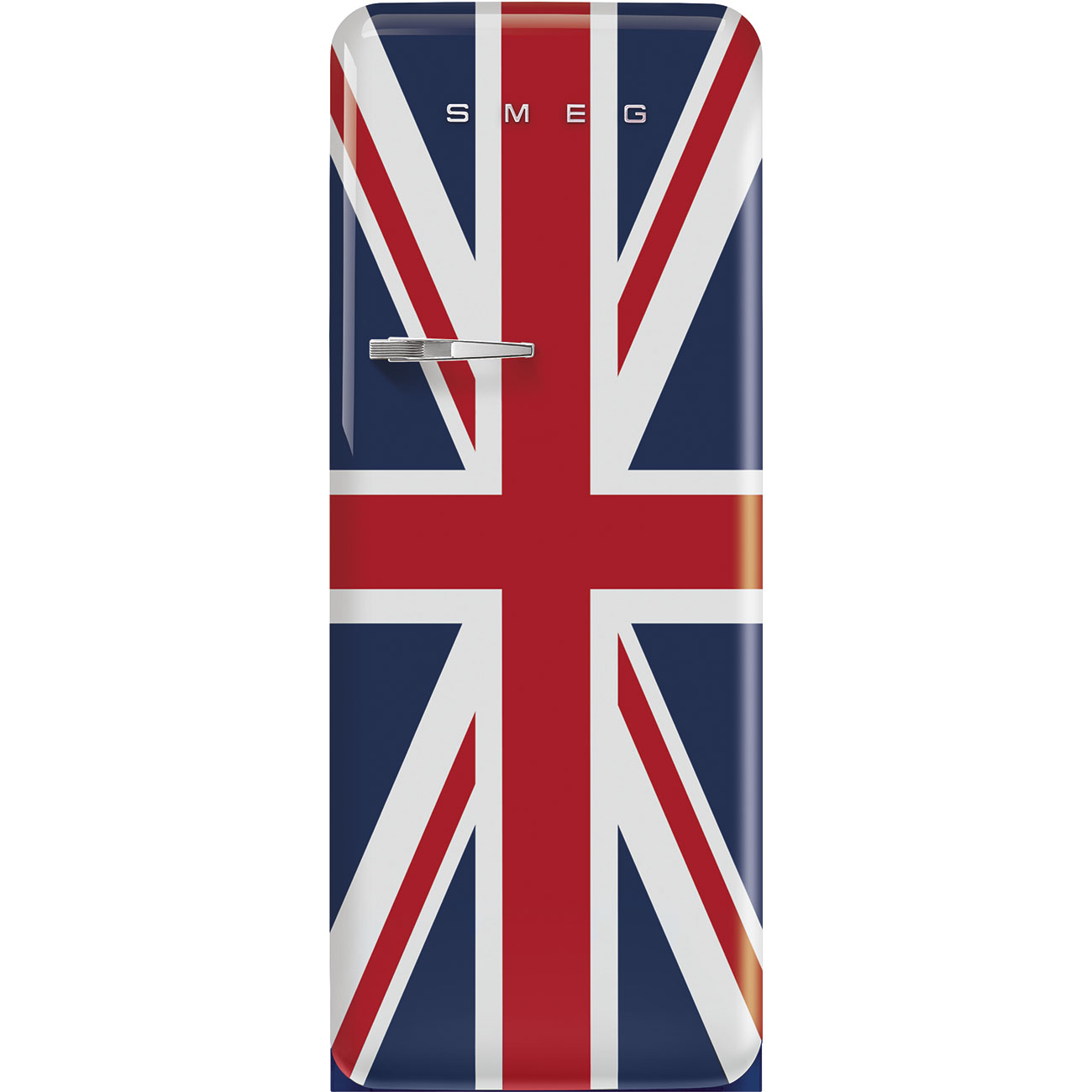 Refrigerador Smeg 1 Puerta, Estilo anõs 50, Bisagra a la derecha, 220v, Union Jack, FAB28RDUJ6