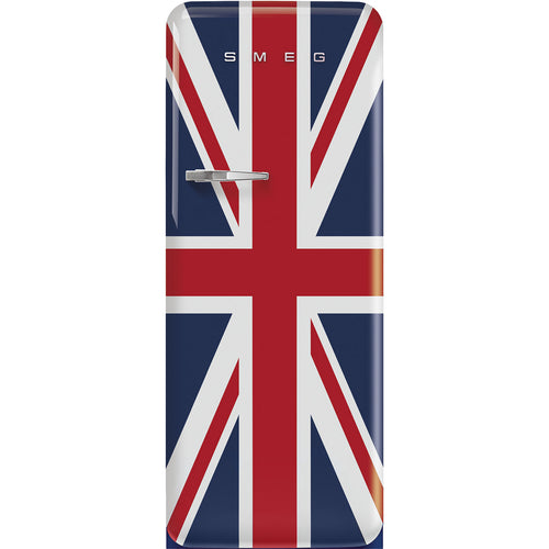 Refrigerador Smeg 1 Puerta, Estilo anõs 50, Bisagra a la derecha, 220v, Union Jack, FAB28RDUJ6