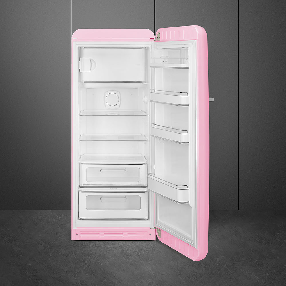 Refrigerador Smeg 1 Puerta, Estilo años 50, Bisagra a la derecha, 220v, Rosa, FAB28RPK5