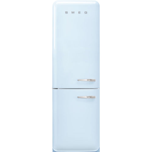 Refrigerador Smeg 2 Puertas, Estilo anõs 50, Bisagra a la izquierda, 220v, Azul, FAB32LPB5
