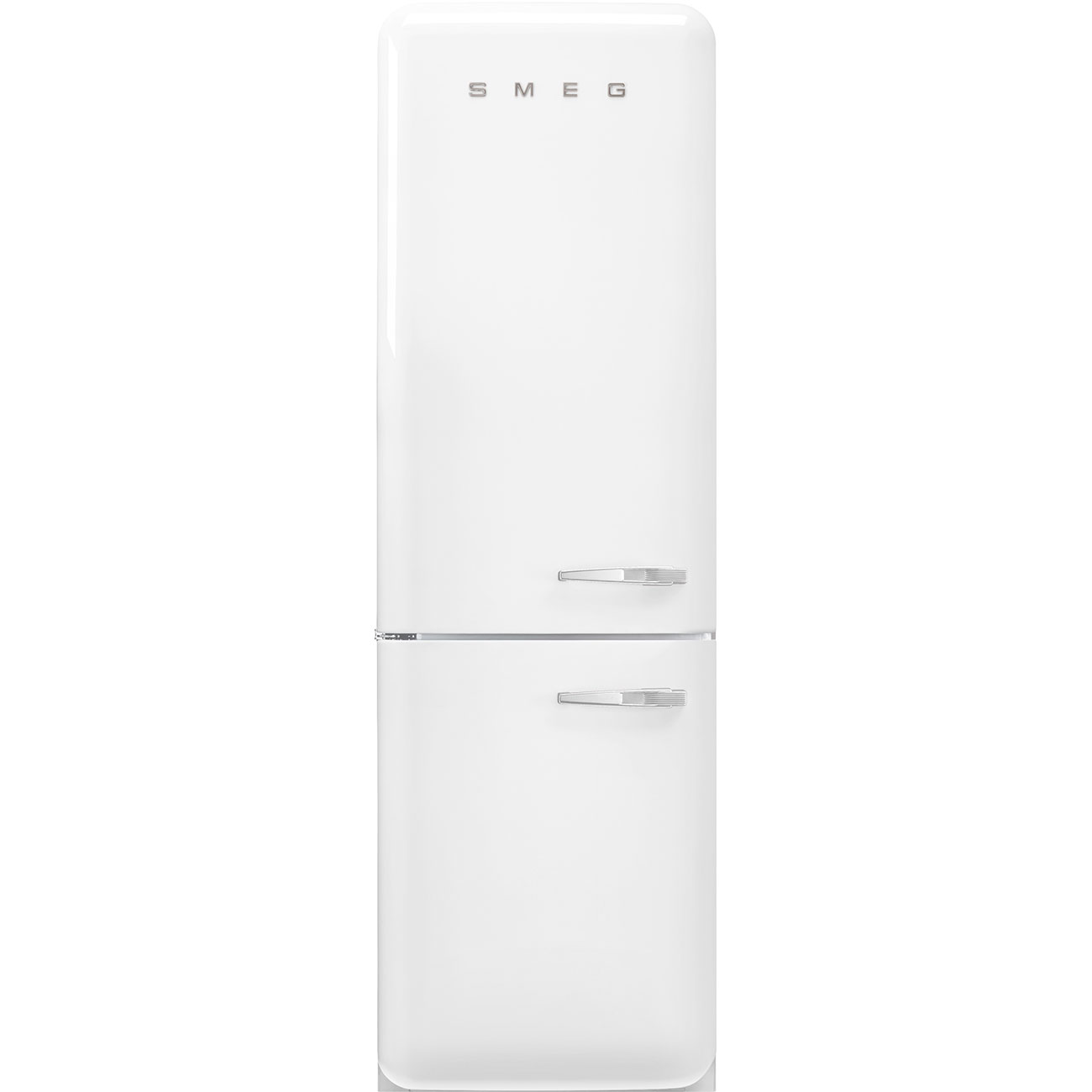 Refrigerador Smeg 2 Puertas, Estilo anõs 50, Bisagra a la izquierda, 220v, Blanco, FAB32LWH5