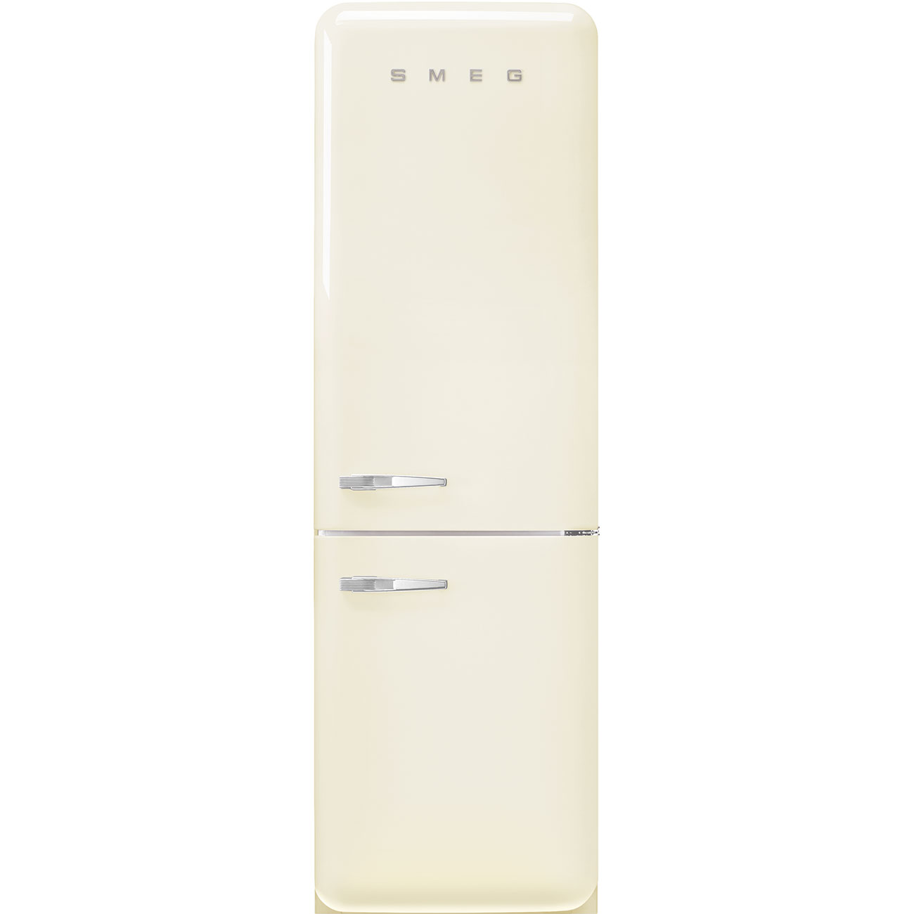 Refrigerador Smeg 2 Puertas, Estilo anõs 50, Bisagra a la derecha, 220v, Crema, FAB32RCR5