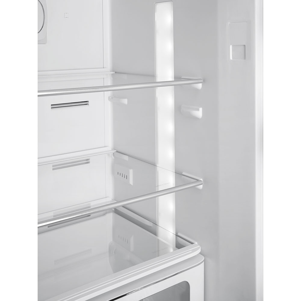 Refrigerador Smeg 2 Puertas, Estilo anõs 50, Bisagra a la derecha, 220v, Naranja, FAB32ROR5