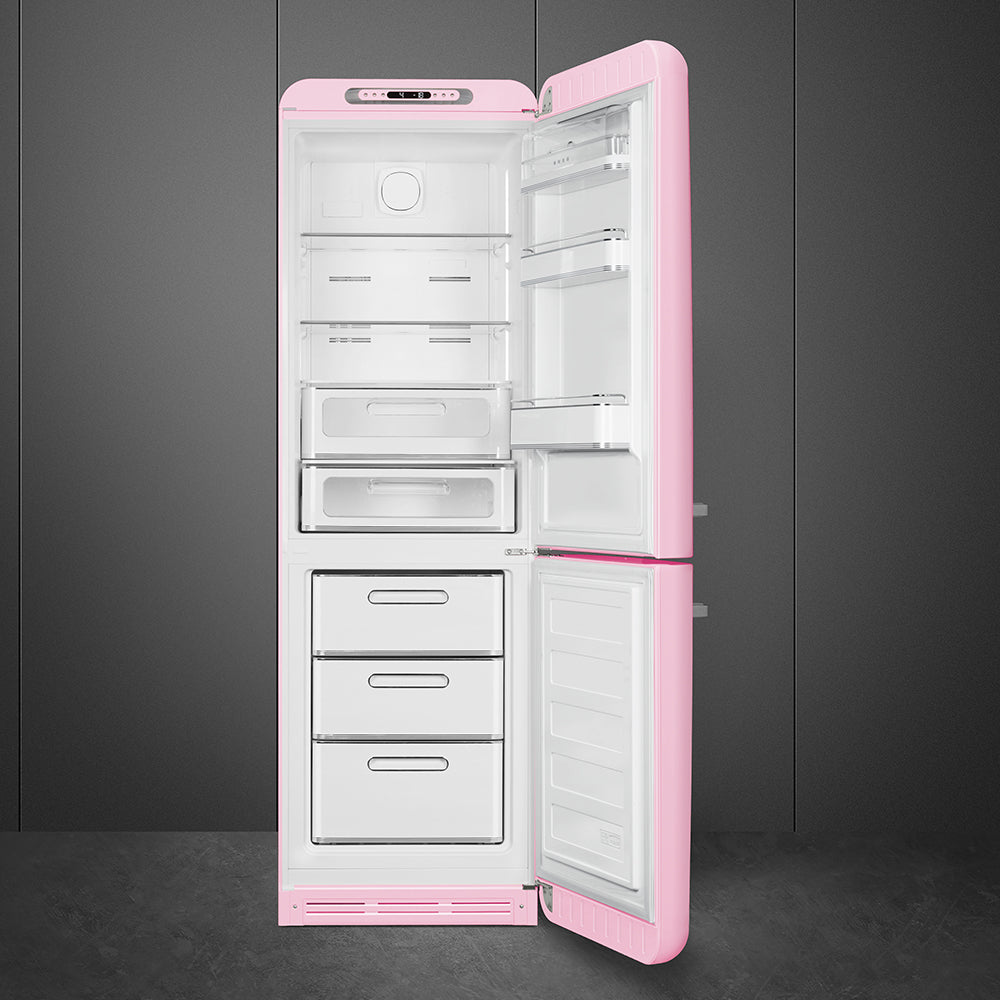 Refrigerador Smeg 2 Puertas, Estilo anõs 50, Bisagra a la derecha, 220v, Rosa, FAB32RPK5