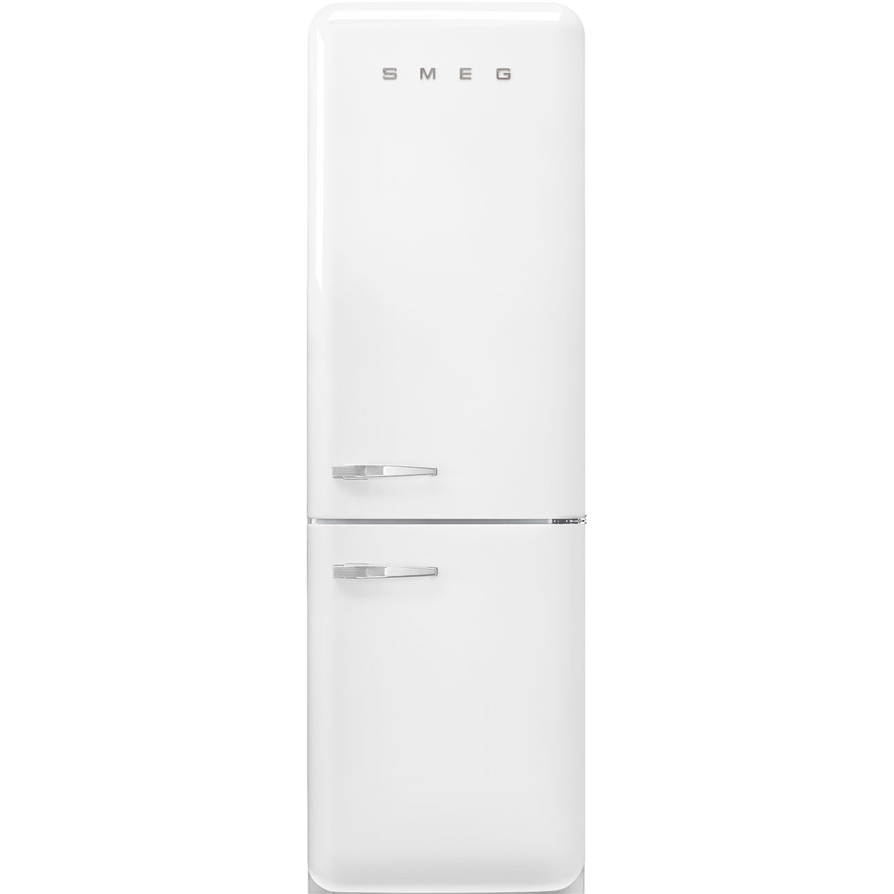 Refrigerador Smeg 2 Puertas, Estilo anõs 50, Bisagra a la derecha, 220v, Blanco, FAB32RWH5