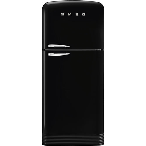 Refrigerador Smeg 2 Puertas, Estilo anõs 50, 524L, Bisagra a la derecha, 220v, Negro, FAB50RBL5