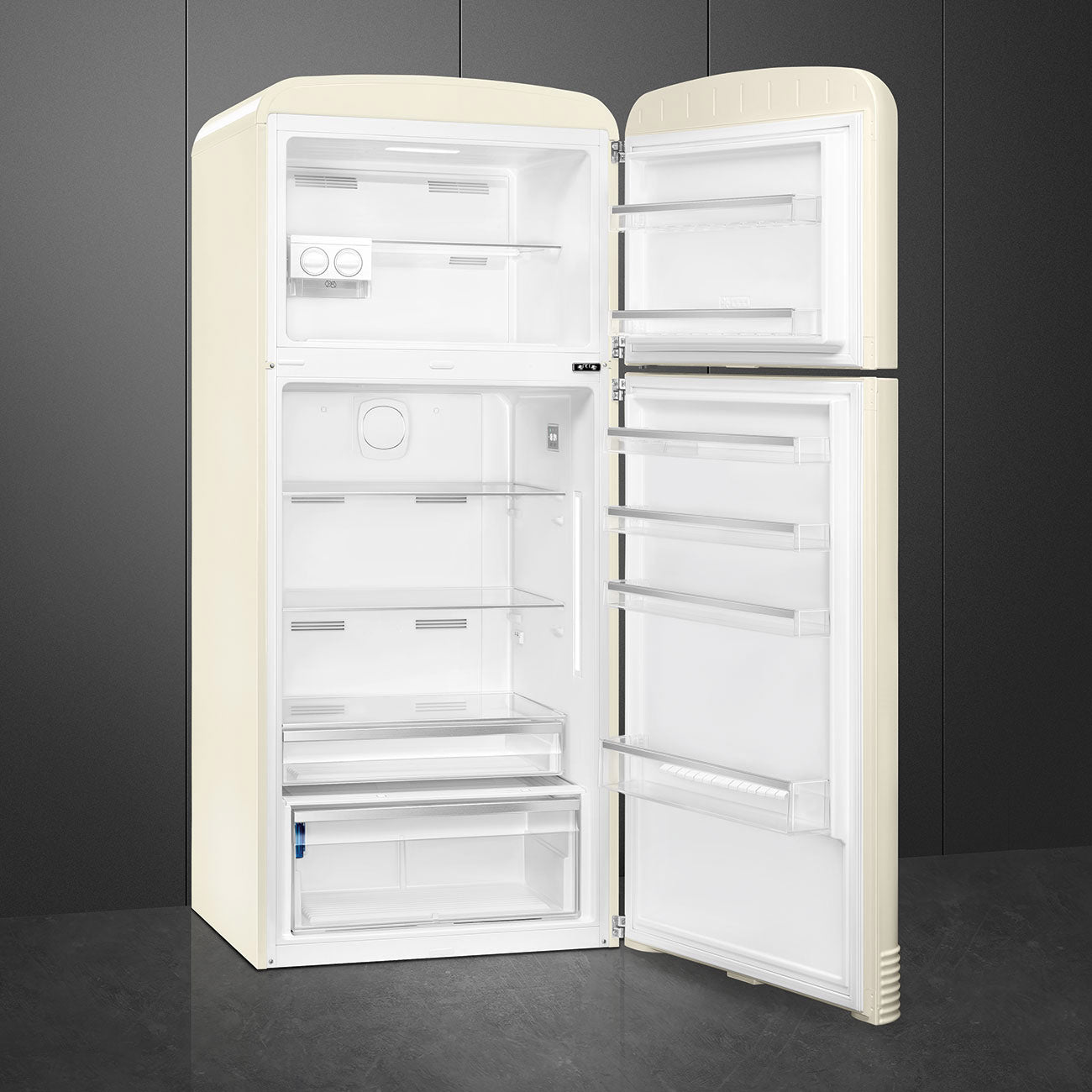 Refrigerador Smeg 2 Puertas, Estilo anõs 50, 524L, Bisagra a la derecha, 220v, FAB50RCR5