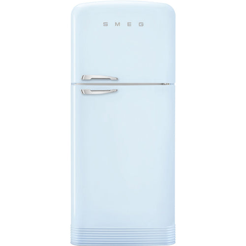 Refrigerador Smeg 2 Puertas, Estilo anõs 50, 524L, Bisagra a la derecha, 220v, Azul Pastel, FAB50RPB5