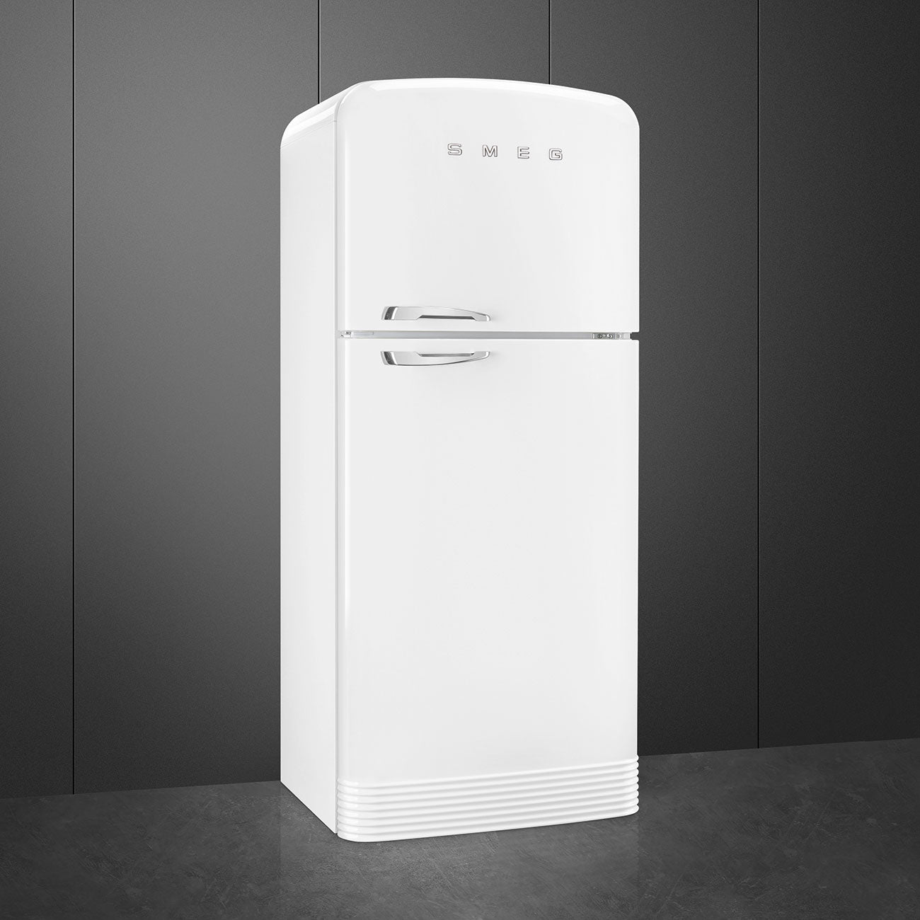 Refrigerador Smeg 2 Puertas, Estilo anõs 50, 524L, Bisagra a la derecha, 220v, Blanco, FAB50RWH5