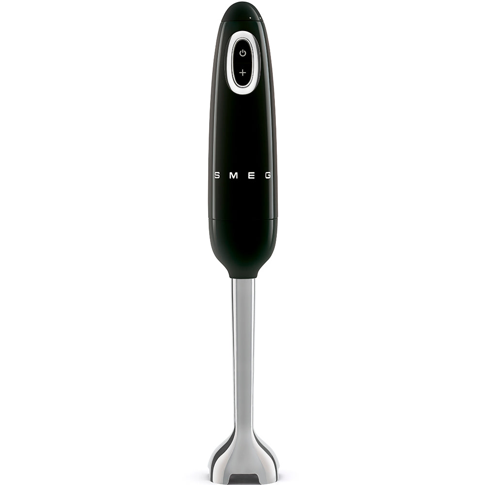 Batidora de mano con accesorios Smeg, Estilo años 50, 700w, Negro, HBF22BLEU