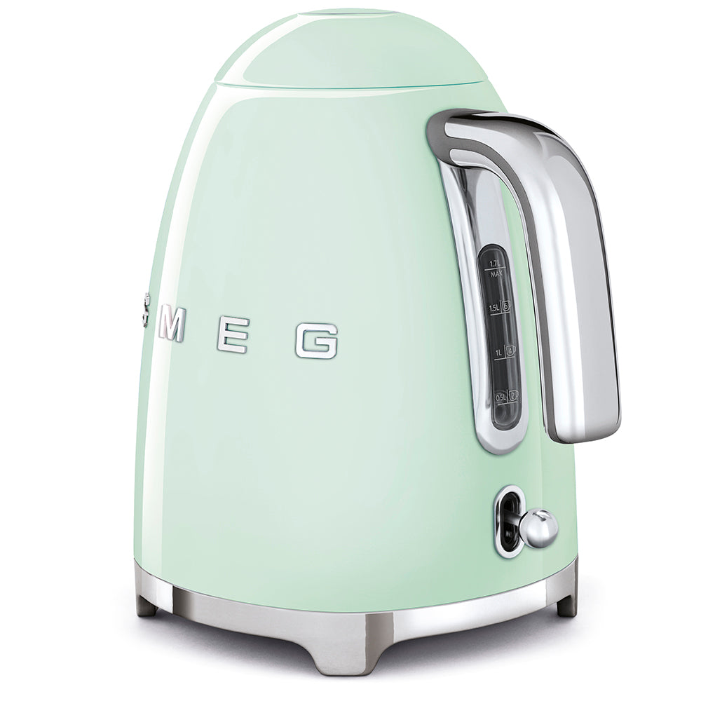 Hervidor Eléctrico Smeg, Estilo años 50, Verde Pastel, KLF03PGEU