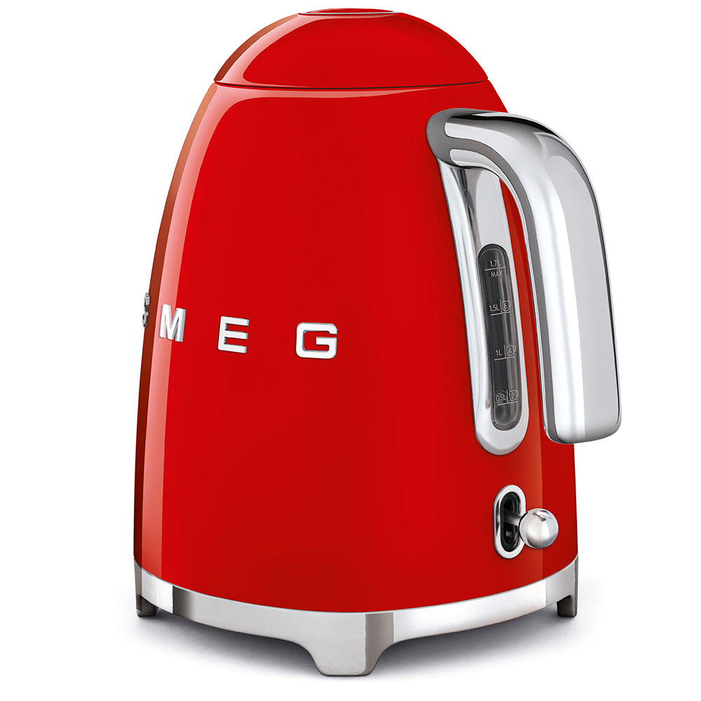 Hervidor Eléctrico Smeg, Estilo años 50, Rojo, KLF03RDEU