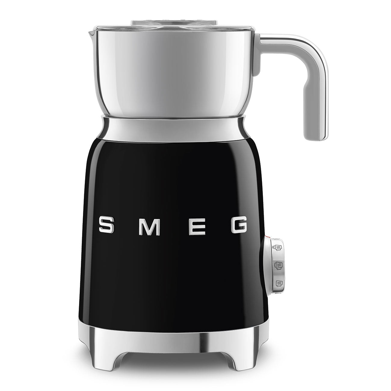 Espumador de Leche por Induccíon Smeg, Estilo años 50, 500w, Negro, MFF11BLEU