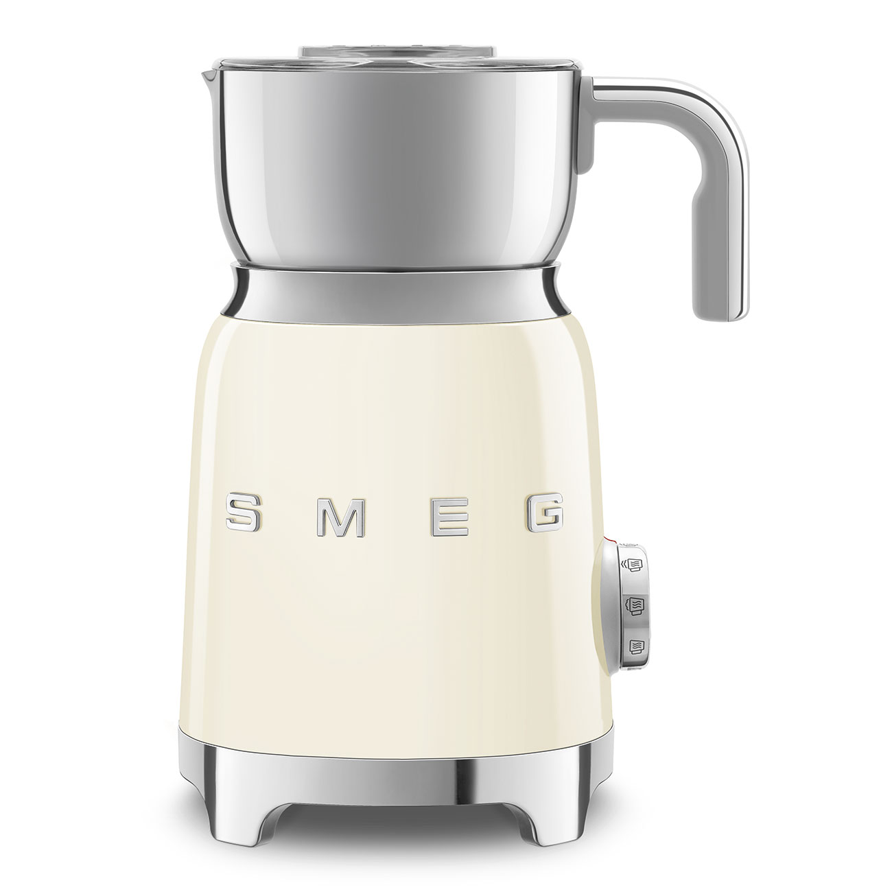 Espumador de Leche por Induccíon Smeg, Estilo años 50, 500w, Crema, MFF11CREU