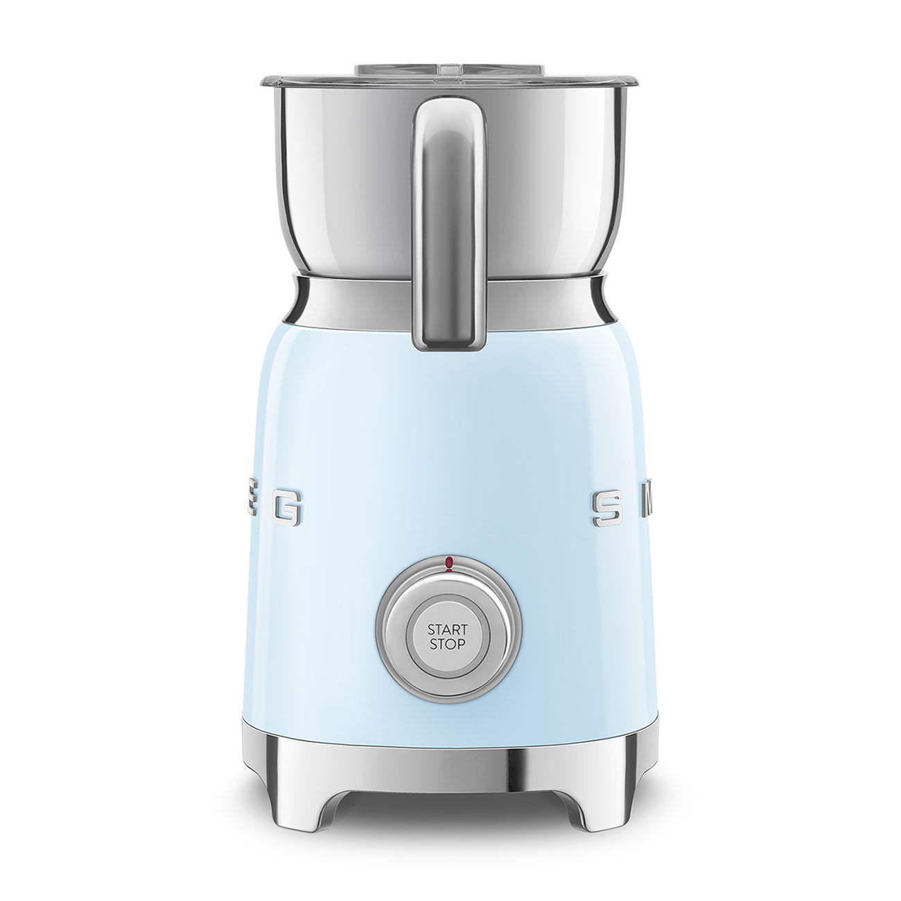 Espumador de Leche por Induccíon Smeg, Estilo años 50, Azul Pastel, 500w, MFF11PBEU