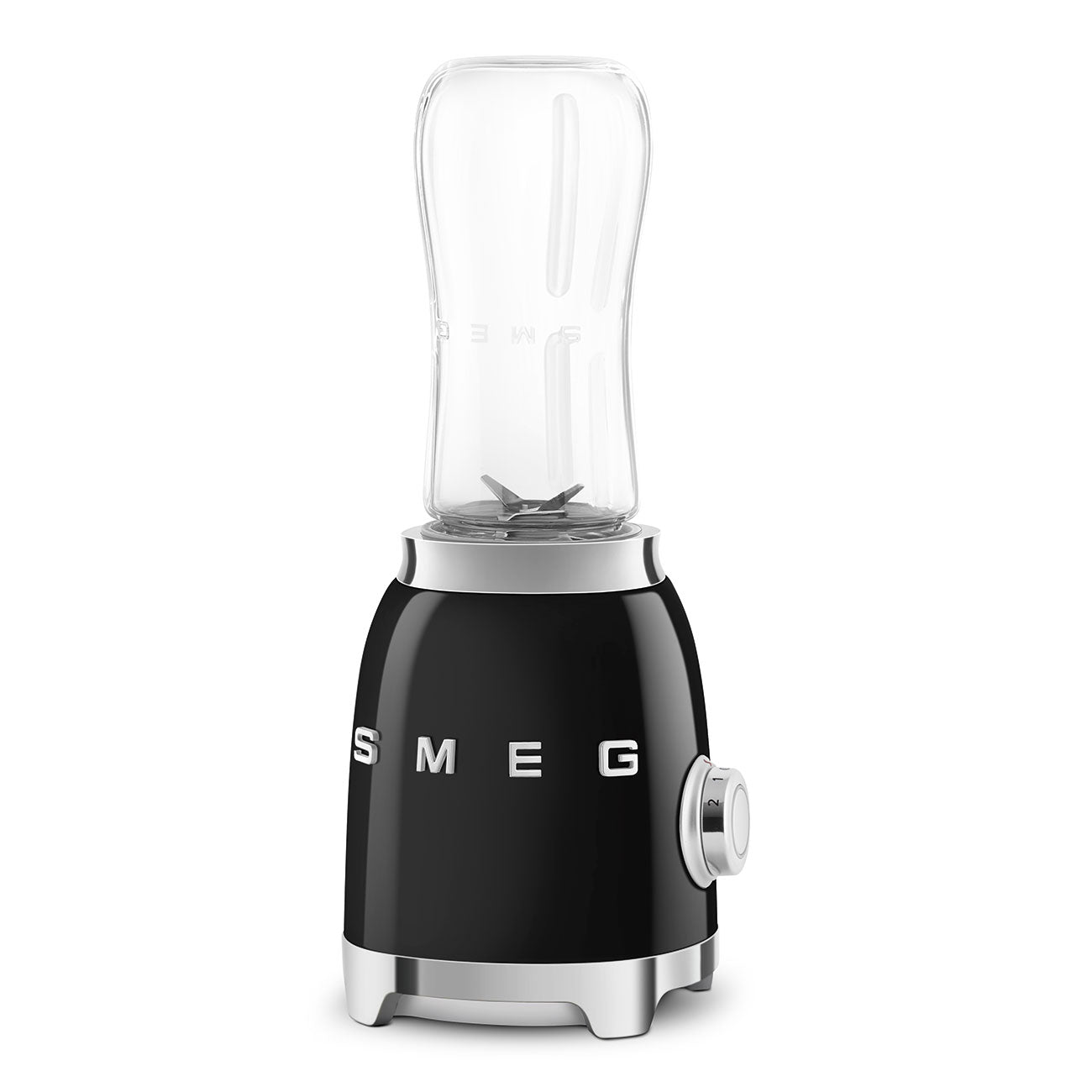 Mini Licuadora de Vaso, Estilo años 50, 300W, Negro, PBF01BLEU