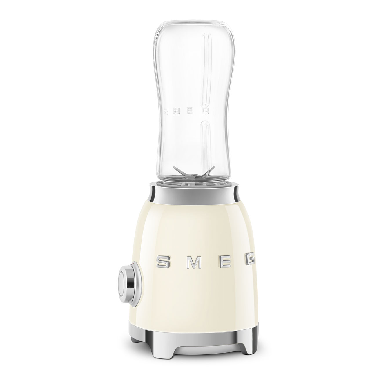 Mini Licuadora de Vaso, Estilo años 50, 300W, Crema, PBF01CREU
