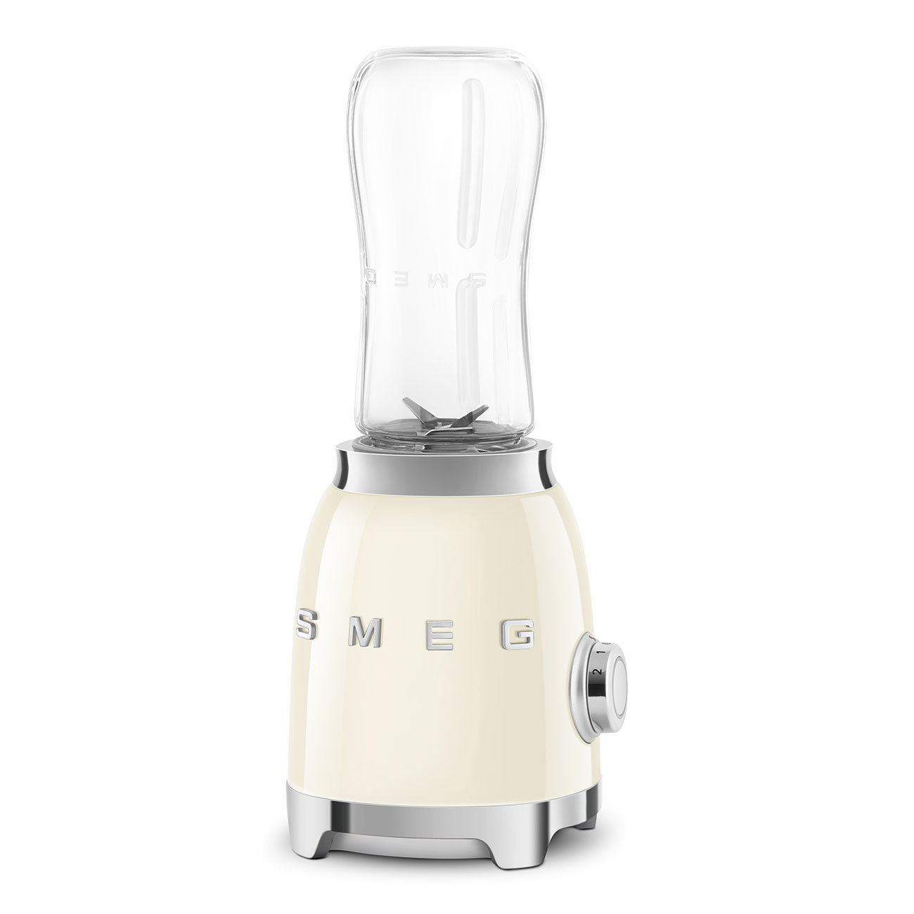 Mini Licuadora de Vaso, Estilo años 50, 300W, Crema, PBF01CREU