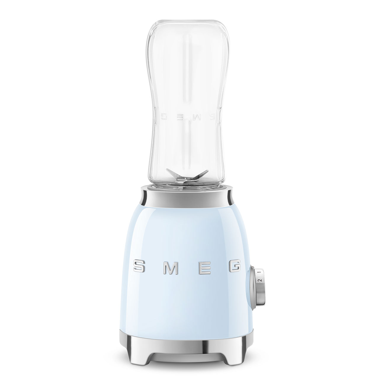 Mini Licuadora de Vaso, Estilo años 50, 300W, Azul, PBF01PBEU