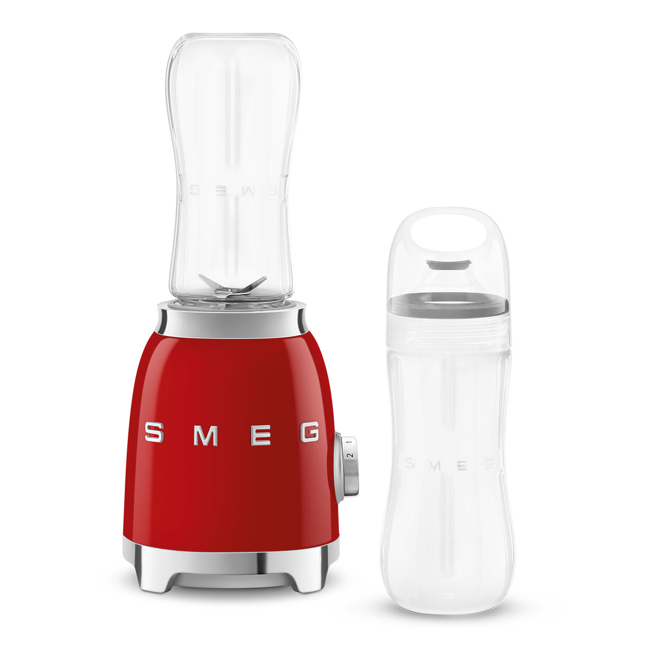 Mini Licuadora de Vaso, Estilo años 50, 300w, Rojo, PBF01RDEU
